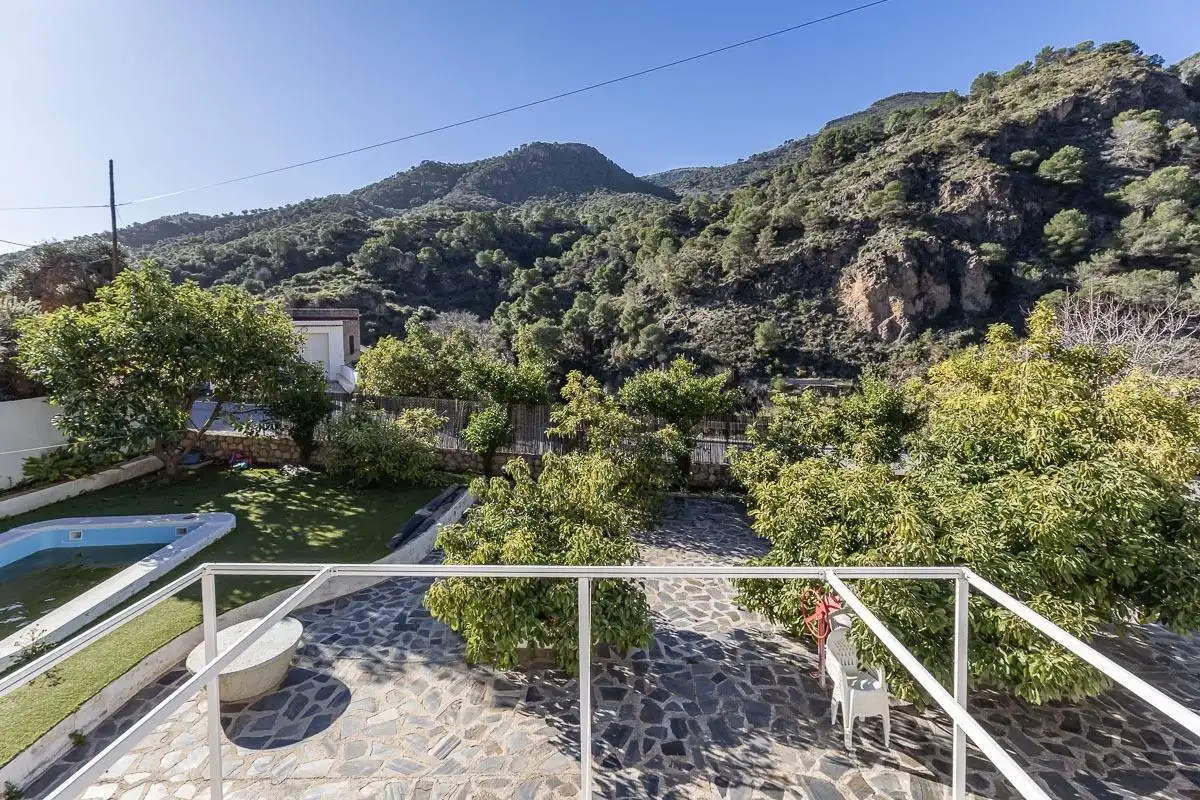 Terrace of Houses for sale in Los Guájares  with Air Conditioner, Private garden and Swimming Pool