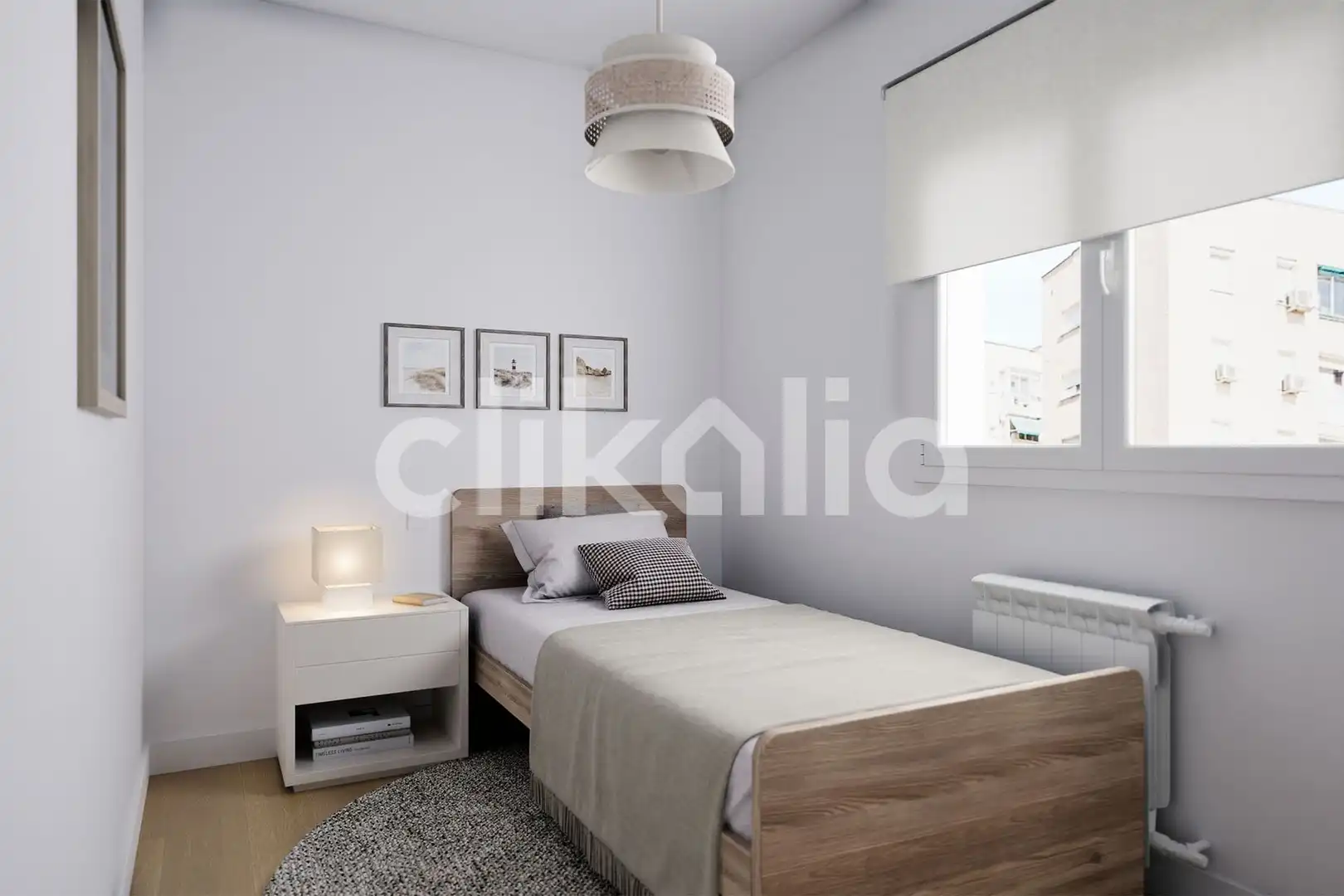 Bedroom of Flat for sale in Madrid  with Air Conditioner, Heating and Terrace