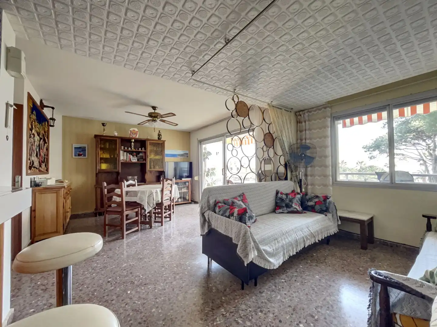 Sala de estar de Piso en venta en Cambrils con Aire acondicionado, Calefacción y Amueblado