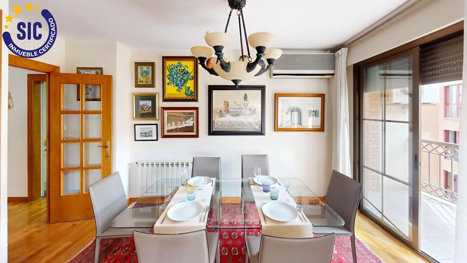 Comedor de Piso en venta en Castellón de la Plana / Castelló de la Plana con Aire acondicionado, Calefacción y Parquet