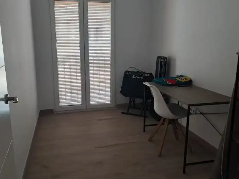Sala d'estar de Pis en venda en La Pobla Llarga amb Aire condicionat, Jardí privat i Traster