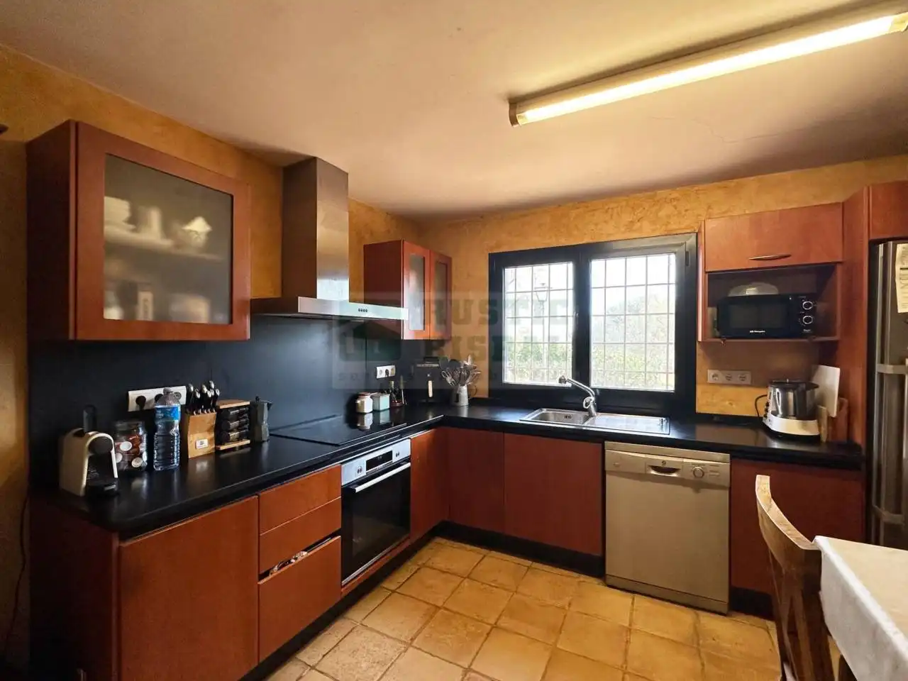 Cocina de Finca rústica en venta en Corçà con Aire acondicionado, Calefacción y Terraza