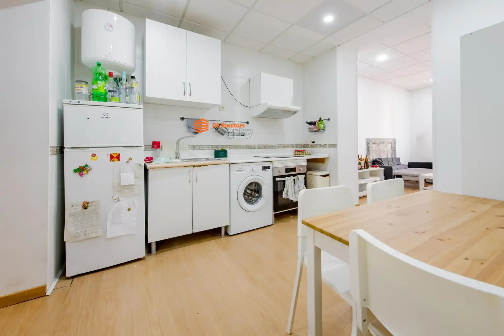 Küche von Wohnung zur Miete in Madrid mit Heizung, Möbliert und Balkon