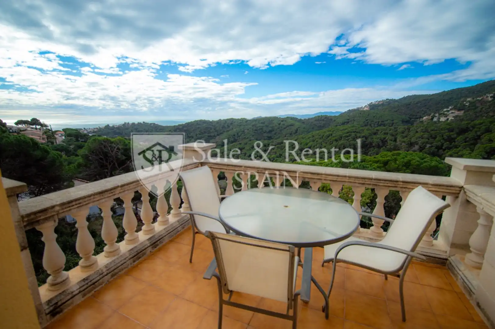 Terrassa de Casa o xalet en venda en Lloret de Mar amb Aire condicionat, Calefacció i Jardí privat