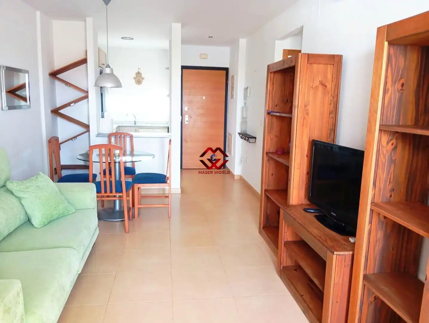 Sala de estar de Ático en venta en Alhama de Murcia con Aire acondicionado, Terraza y Amueblado