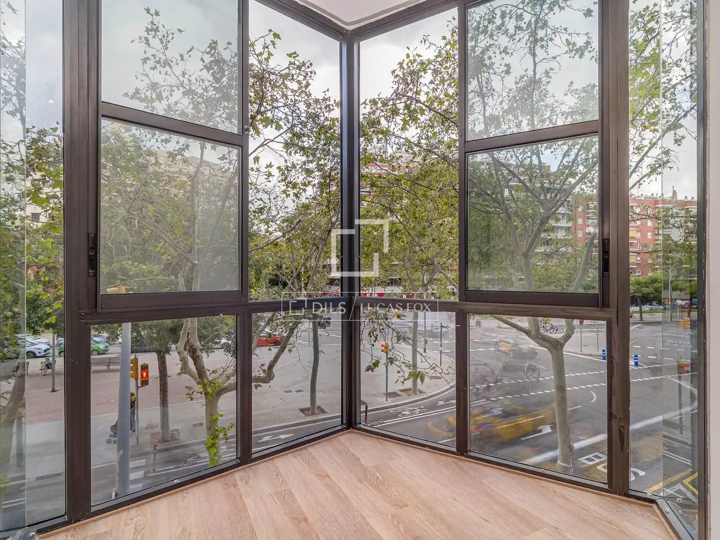 Exterior view of Flat for rent in Barcelona  with Air Conditioner and Parquet flooring