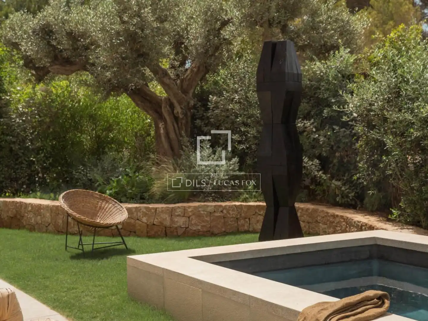 Garden of Flat for rent in Eivissa  with Air Conditioner, Heating and Terrace