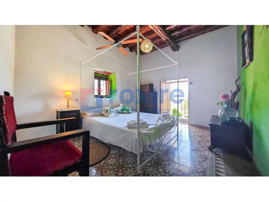 Bedroom of Country homes for rent in Sant Josep de sa Talaia  with Air Conditioner, Private garden and Terrace