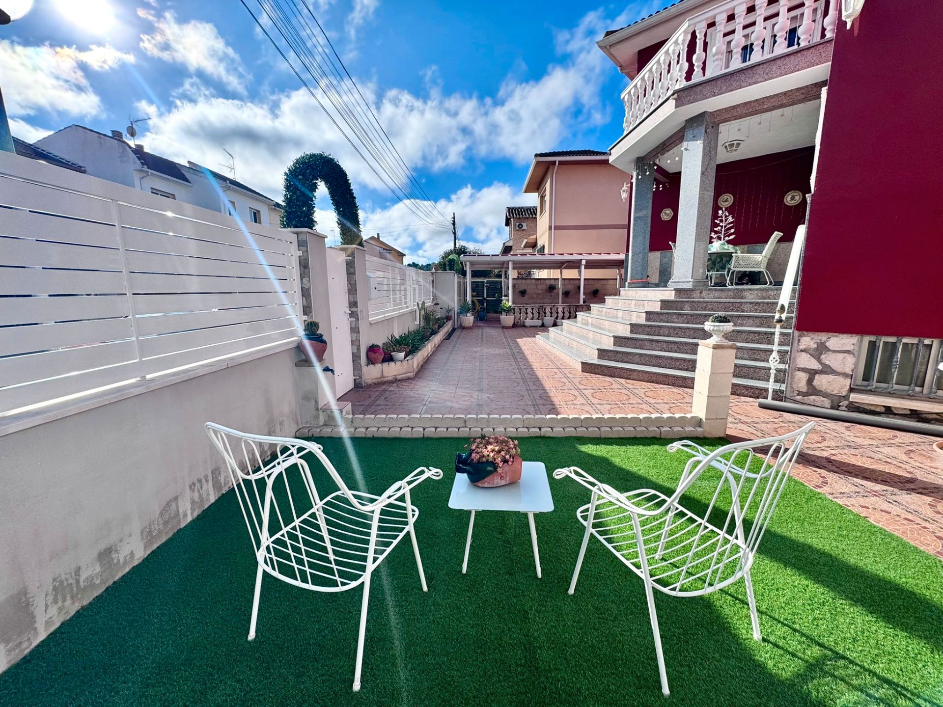 Terrassa de Casa o xalet en venda en Villarejo de Salvanés amb Aire condicionat, Calefacció i Jardí privat