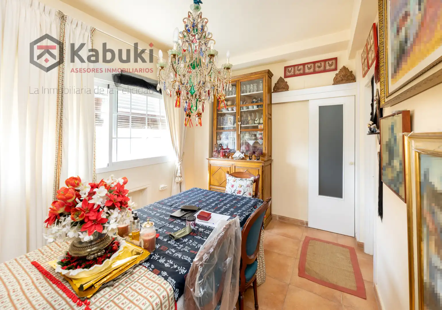 Esszimmer von Einfamilien-Reihenhaus zum Verkauf in Huétor de Santillán mit Heizung und Terrasse