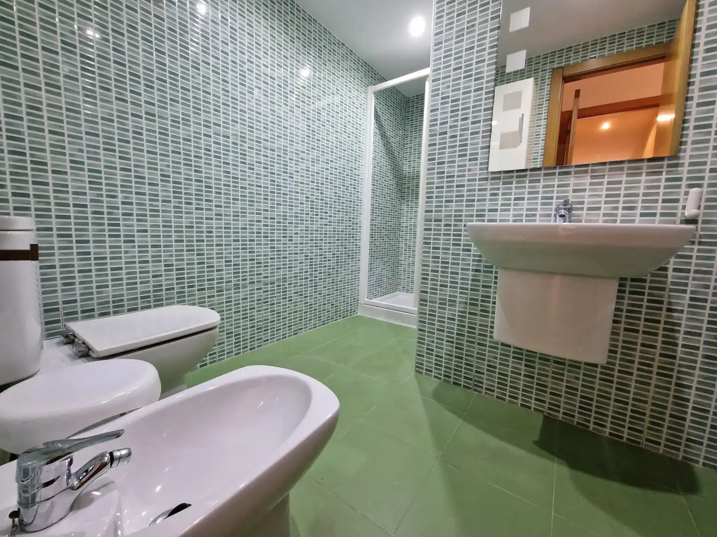 Bathroom of Flat for sale in Barreiros  with Heating, Private garden and Terrace