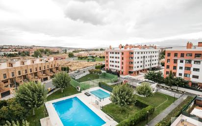 Exterior view of Flat for sale in Ávila Capital  with Swimming Pool