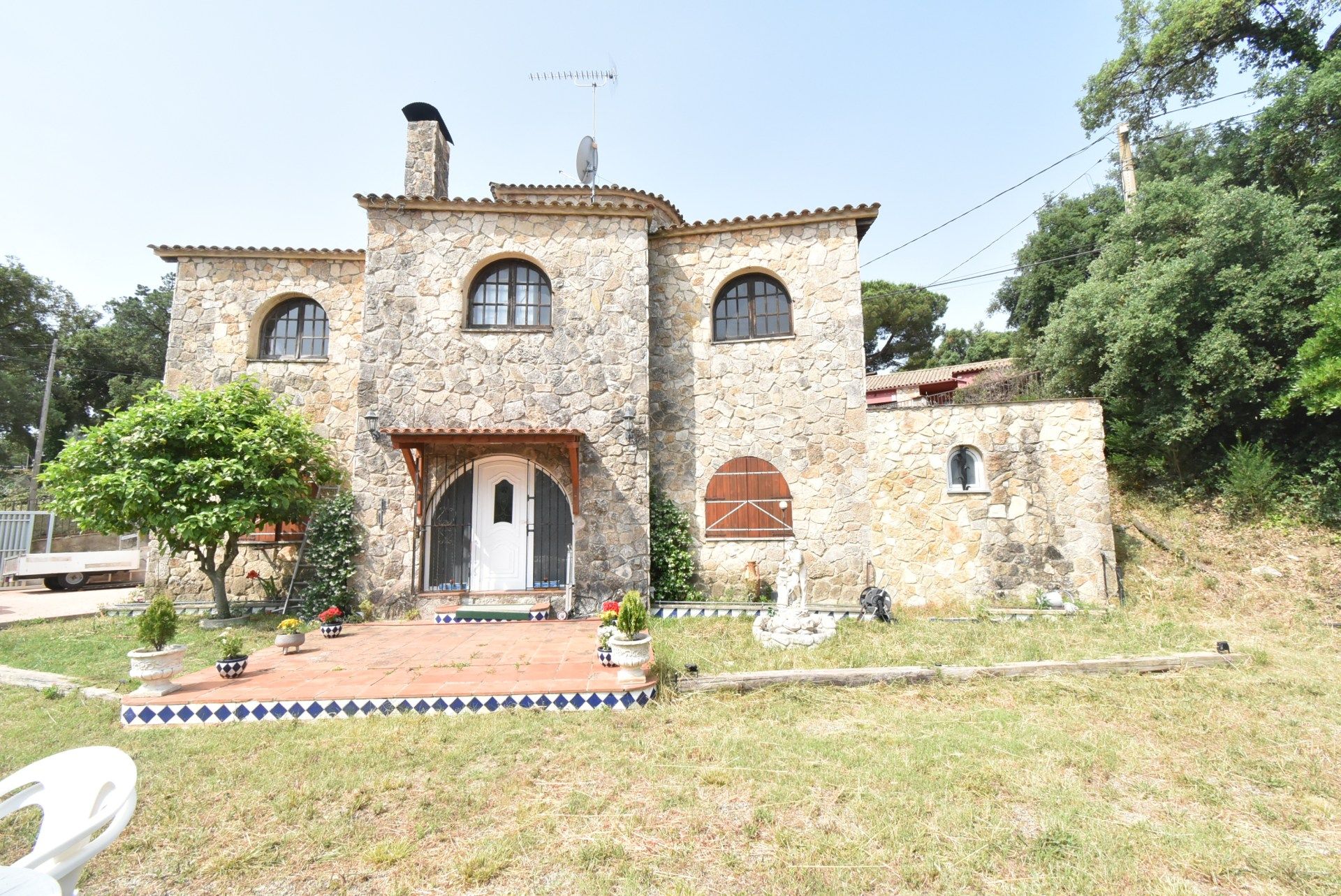 Exterior view of House or chalet for sale in Santa Cristina d'Aro  with Terrace