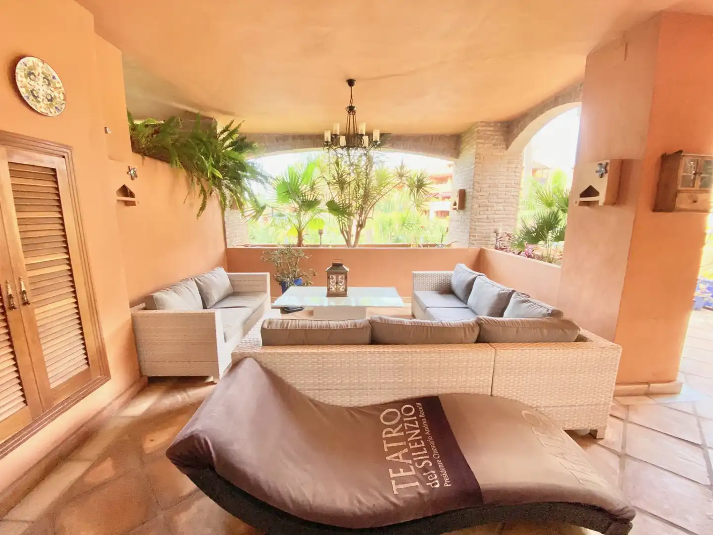 Terrasse von Wohnungen zur Miete in Marbella mit Klimaanlage, Terrasse und Schwimmbad