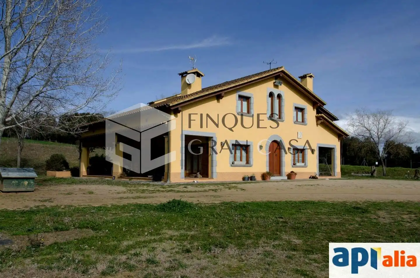 Außenansicht von Country house zum Verkauf in Sant Antoni de Vilamajor mit Privatgarten, Parkett und Terrasse