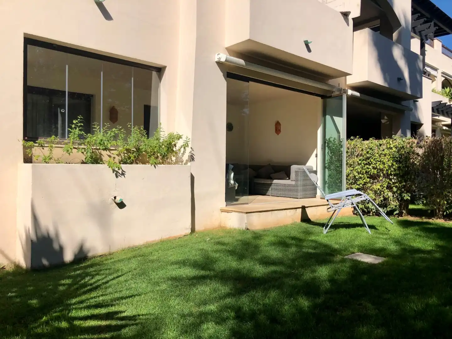Jardín de Planta baja de alquiler en Marbella con Aire acondicionado, Calefacción y Terraza