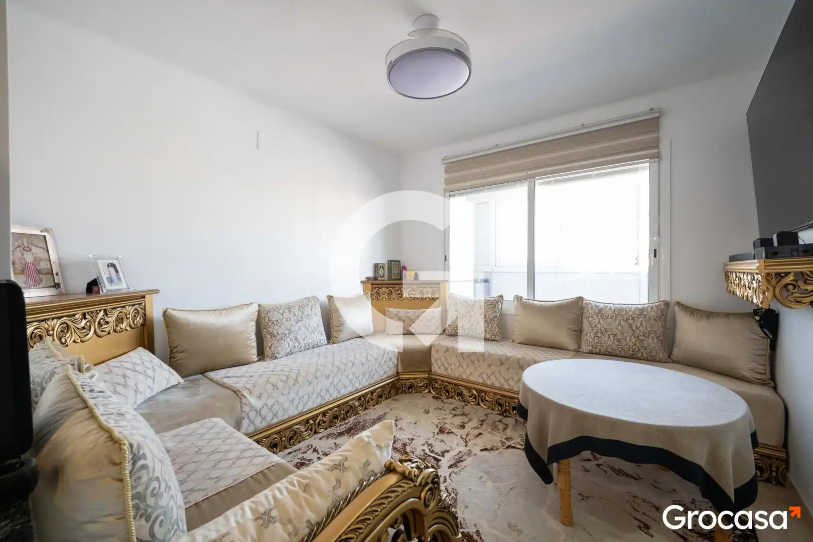 Sala de estar de Piso en venta en Mataró con Horno, Lavadora y TV