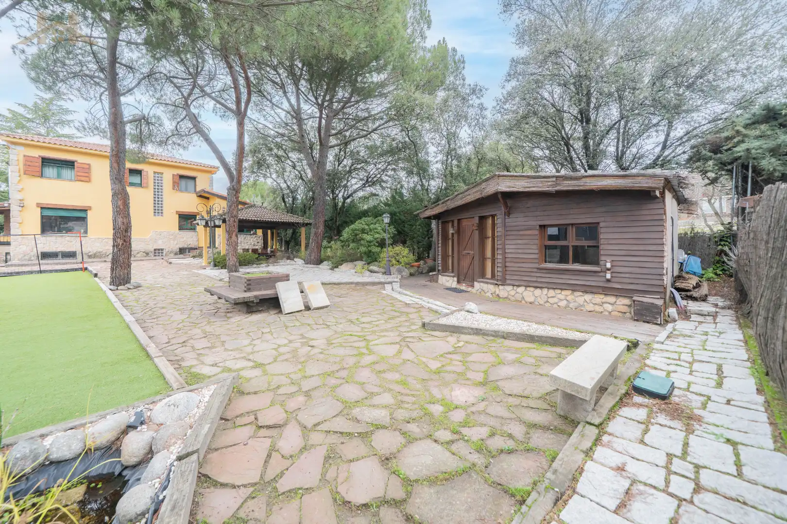 Jardí de Casa o xalet en venda en Alpedrete amb Jardí privat, Terrassa i Traster