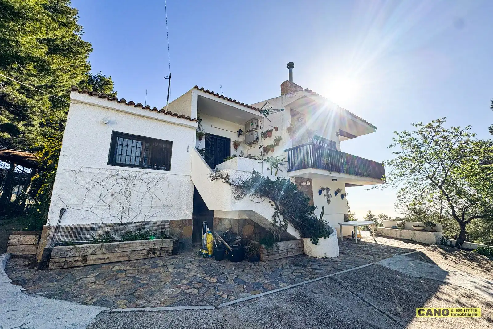Vista exterior de Casa o xalet en venda en Felix amb Aire condicionat, Calefacció i Terrassa