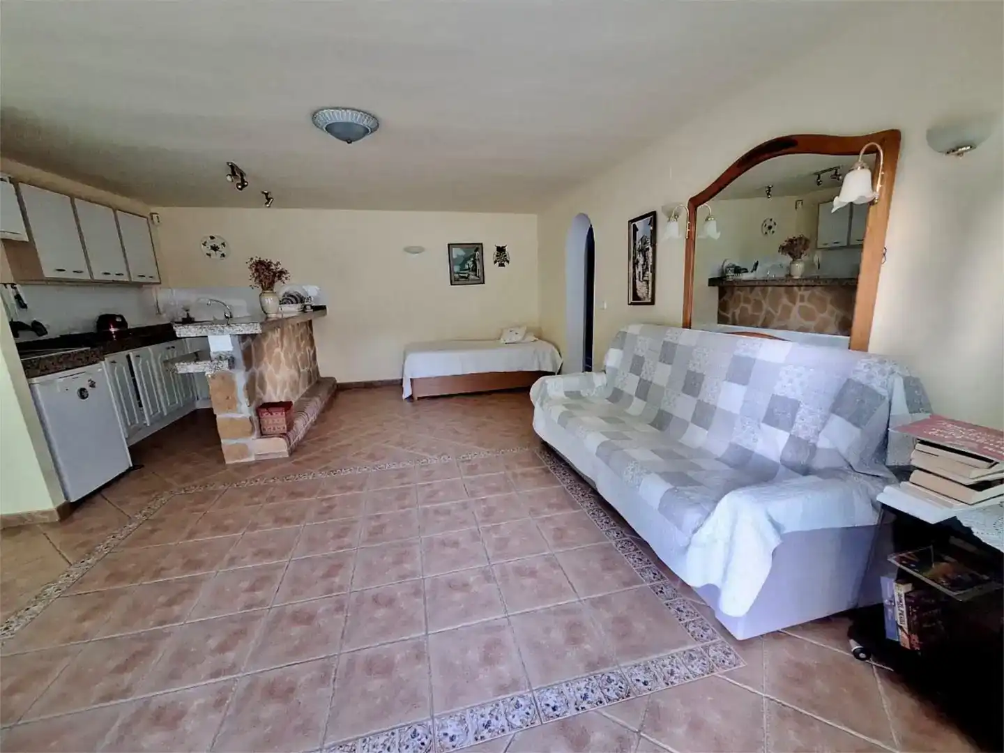 Living room of Houses for sale in Calpe / Calp  with Air Conditioner, Swimming Pool and Balcony