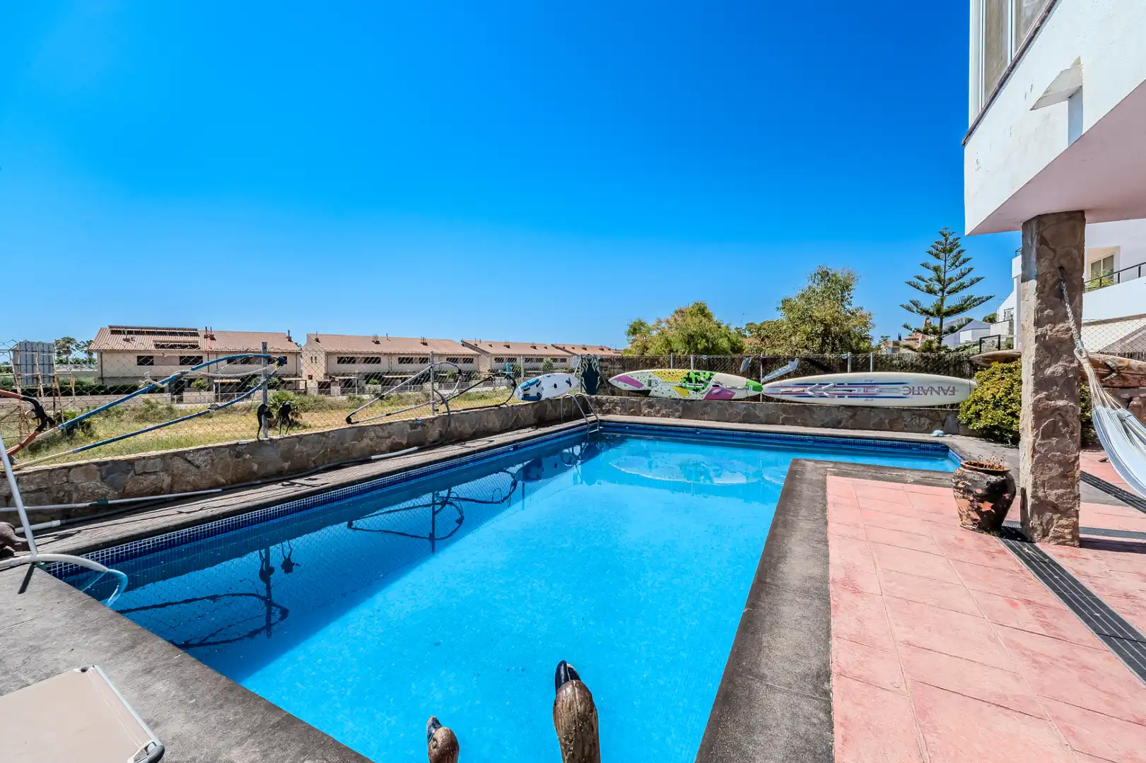 Piscina de Casa o xalet en venda en L'Ampolla amb Aire condicionat, Calefacció i Jardí privat
