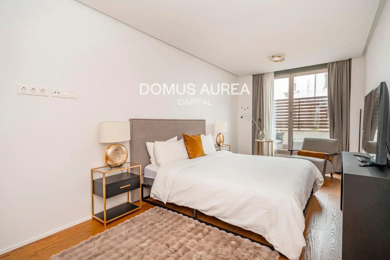 Schlafzimmer von Wohnung zum Verkauf in Madrid mit Klimaanlage, Heizung und Terrasse