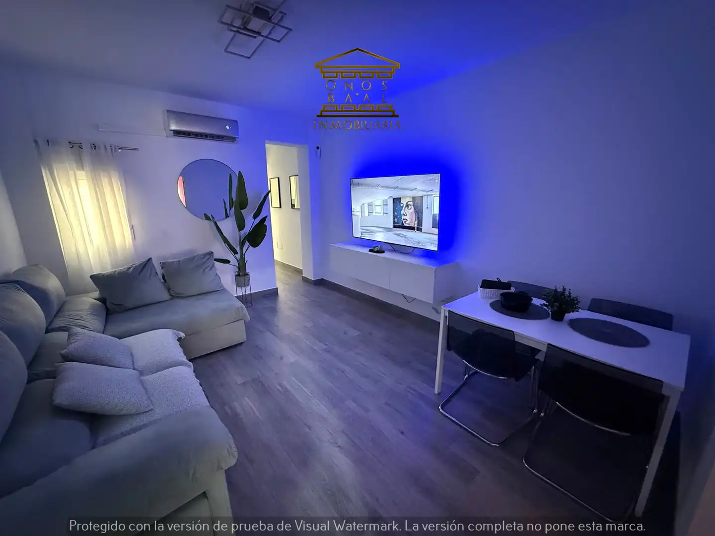 Living room of Flat for sale in Huelva  with Air Conditioner and Furnished