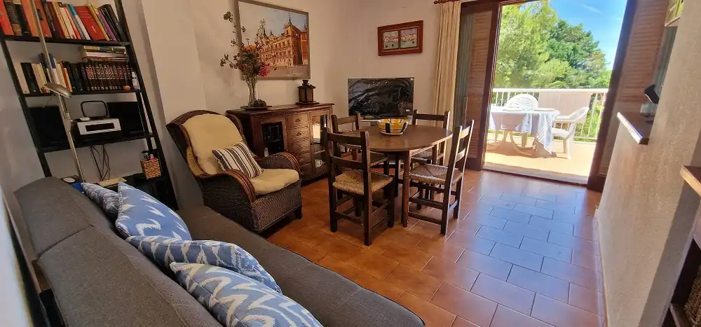 Sala de estar de Apartamento en venta en Santa Pola con Aire acondicionado, Terraza y Amueblado
