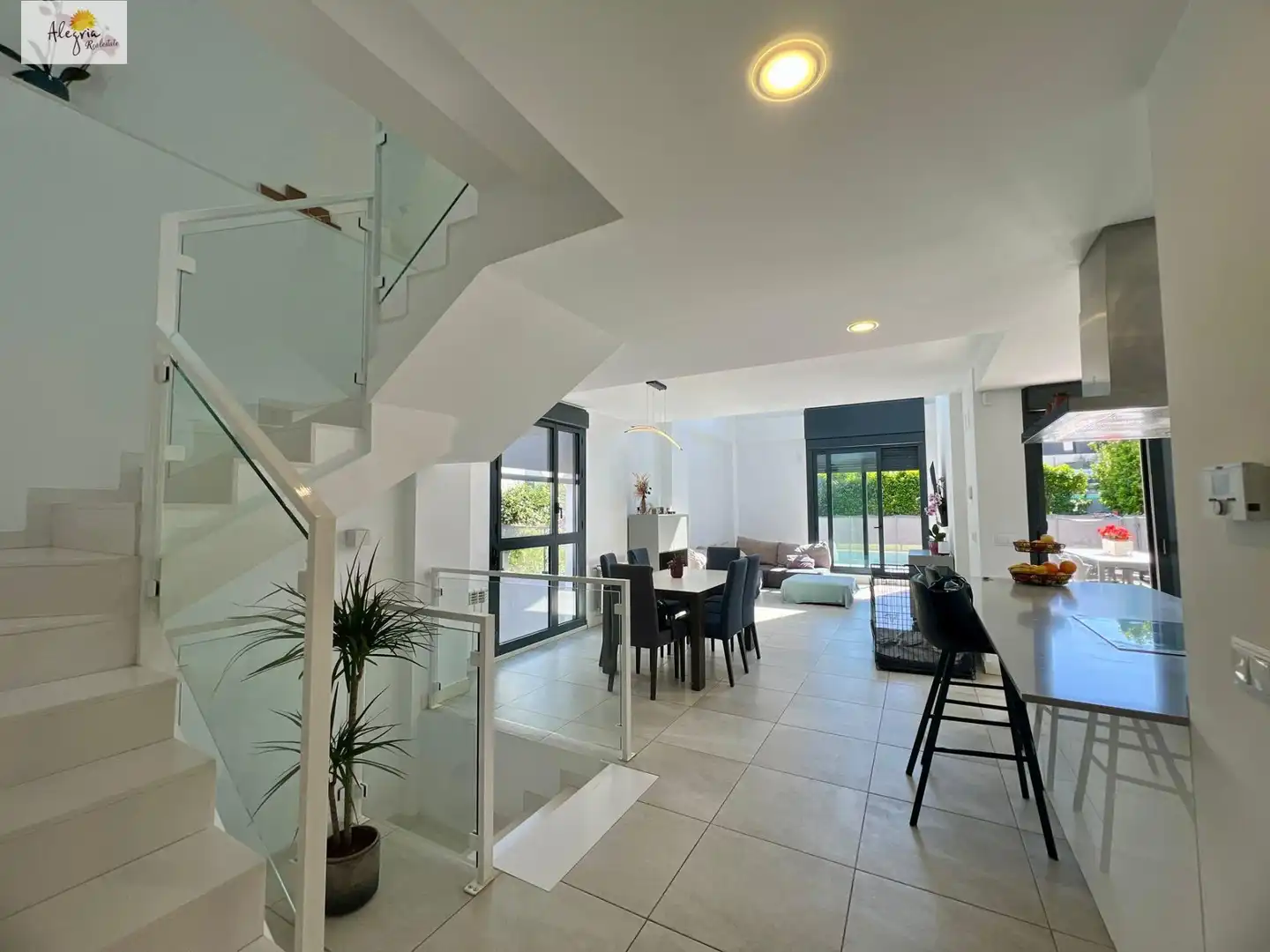 Dining room of Houses for sale in Bétera  with Air Conditioner, Heating and Private garden