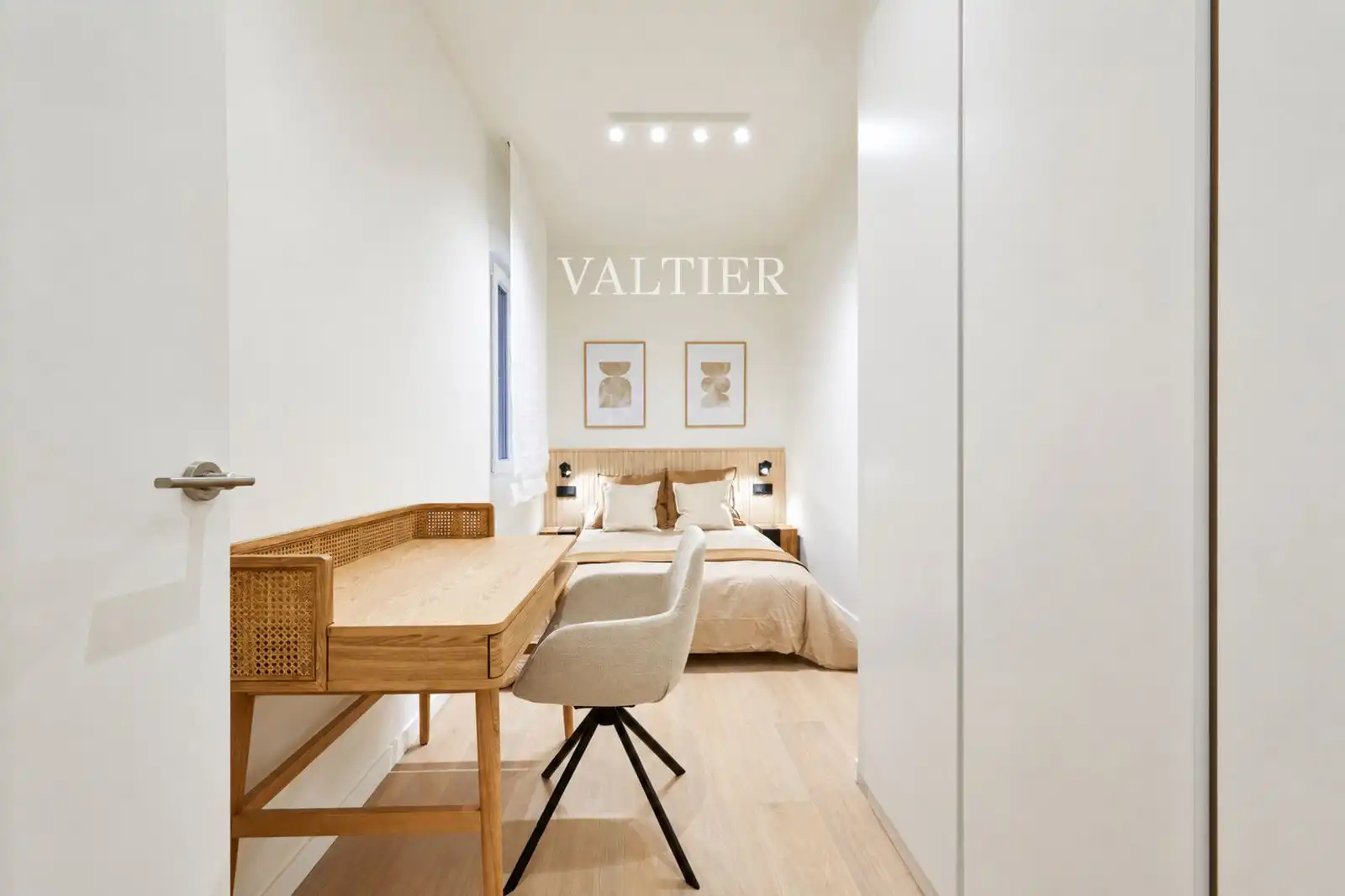 Schlafzimmer von Wohnung zur Miete in Madrid mit Klimaanlage, Möbliert und Haustiere erlaubt