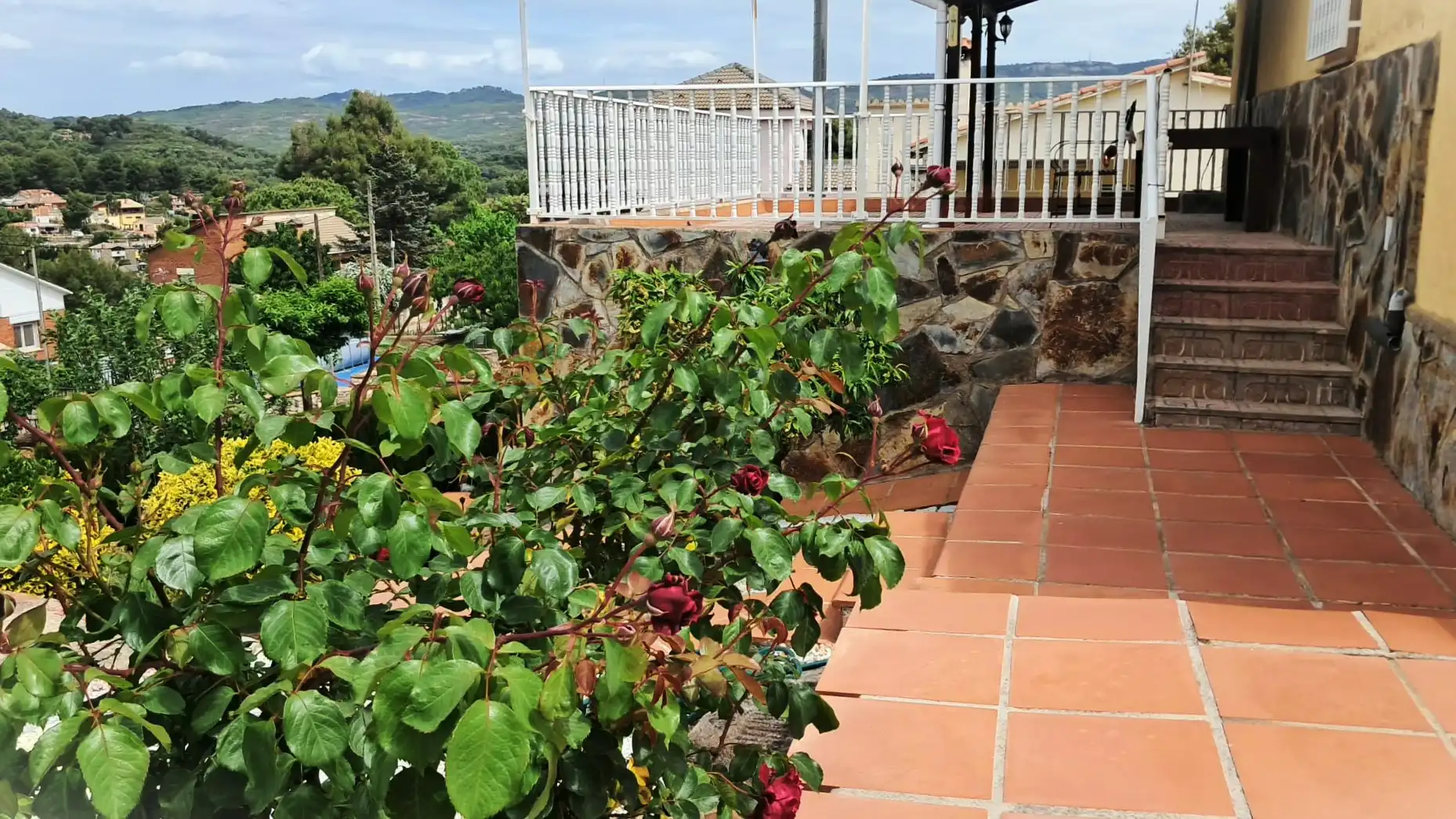 Terrassa de Casa o xalet en venda en Sant Llorenç Savall amb Calefacció, Jardí privat i Terrassa