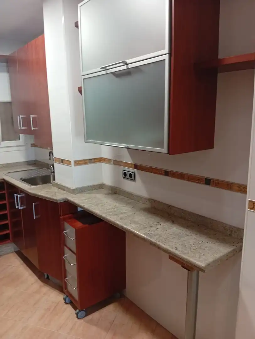 Kitchen of Flat for rent in Málaga  with Air Conditioner and Furnished