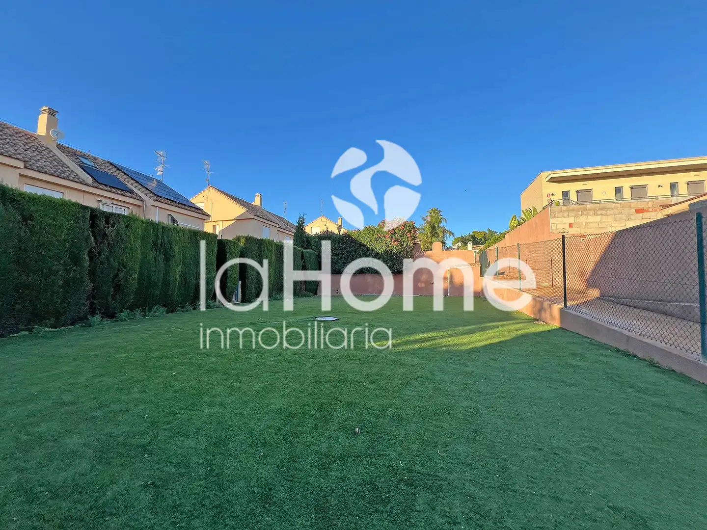 Jardín de Casa adosada en venta en Casas Verdes