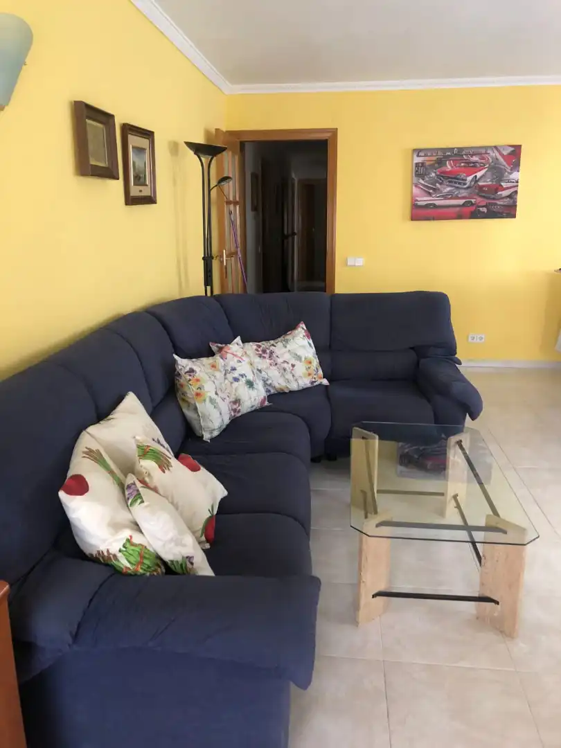 Sala de estar de Piso de alquiler en Cambrils con Aire acondicionado, Terraza y Amueblado