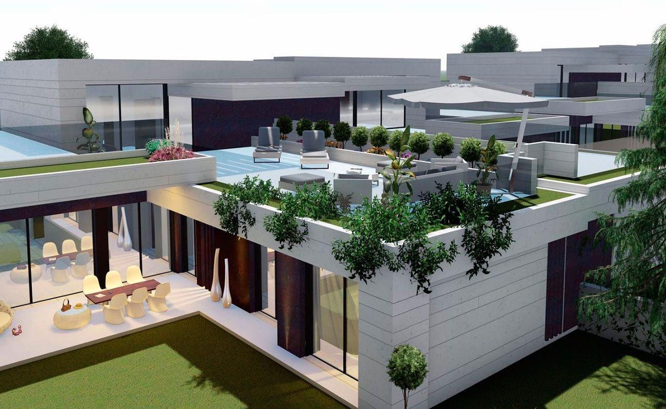 Terrace of Single-family semi-detached for sale in Boadilla del Monte