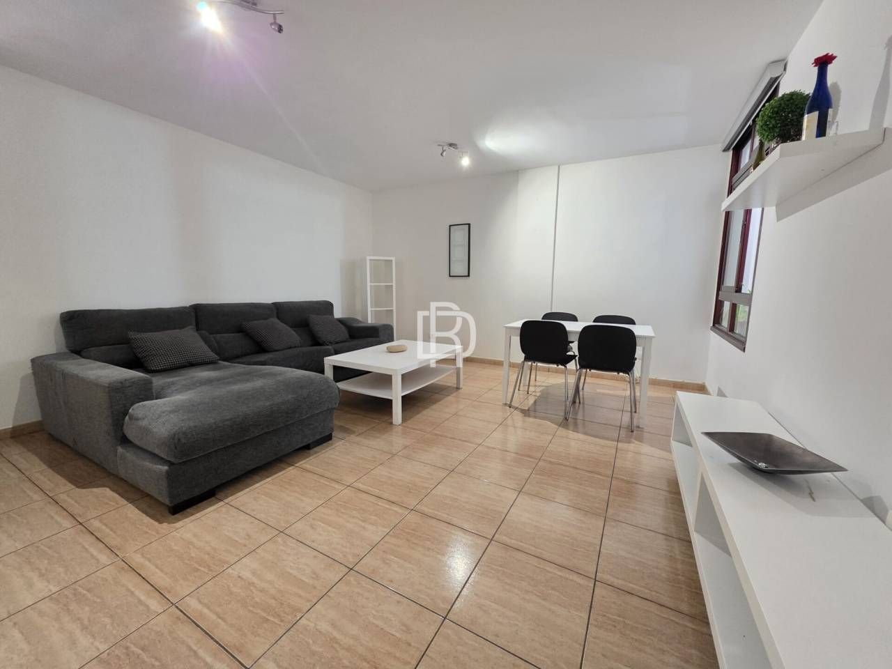 Sala d'estar de Pis de lloguer en San Cristóbal de la Laguna amb Moblat