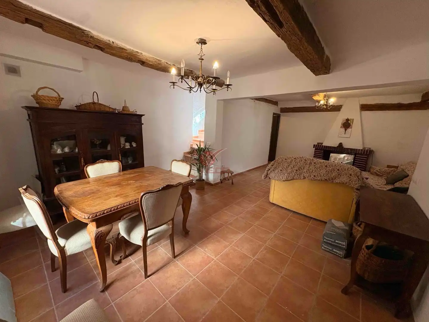 Dining room of Houses for sale in Palomera  with Heating and Storage room