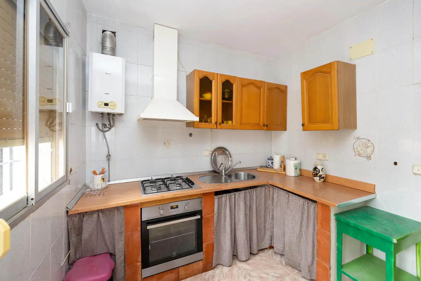Cocina de Finca rústica en venta en Dílar con Jardín privado