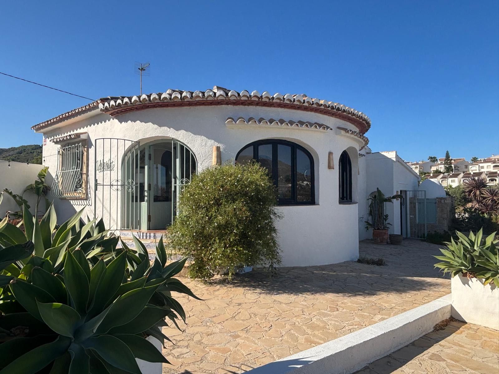 Exterior view of House or chalet for sale in Benitachell / El Poble Nou de Benitatxell  with Heating, Private garden and Terrace