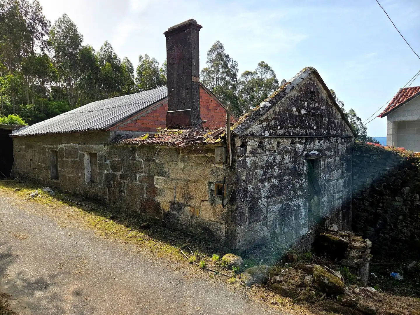 Vista exterior de Finca rústica en venta en Meis con Jardín privado y Terraza