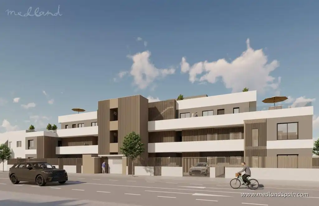 Vista exterior de Apartamento en venta en Pilar de la Horadada con Terraza y Piscina comunitaria