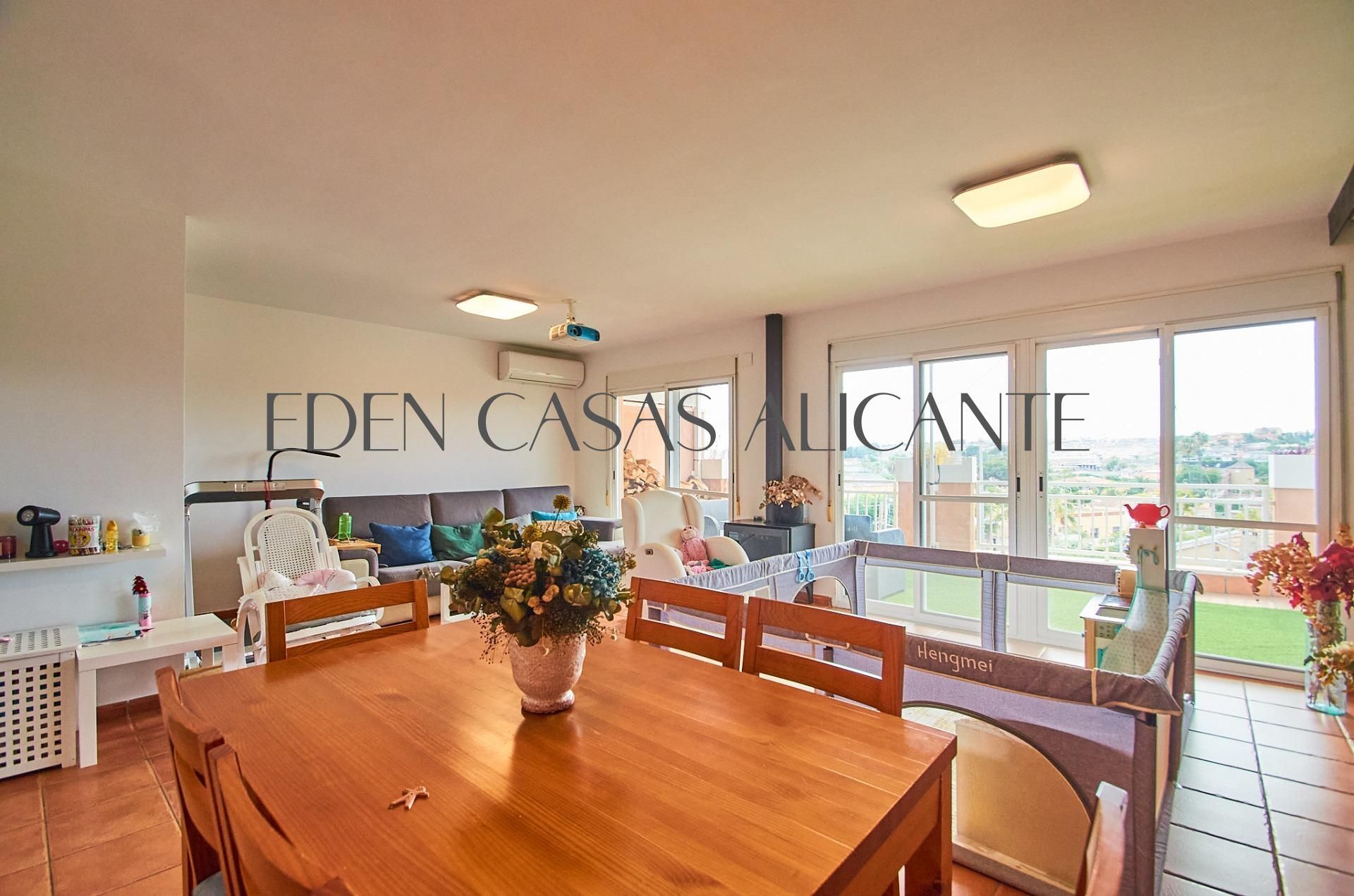 Garden of Single-family semi-detached for sale in Mutxamel  with Air Conditioner and Terrace