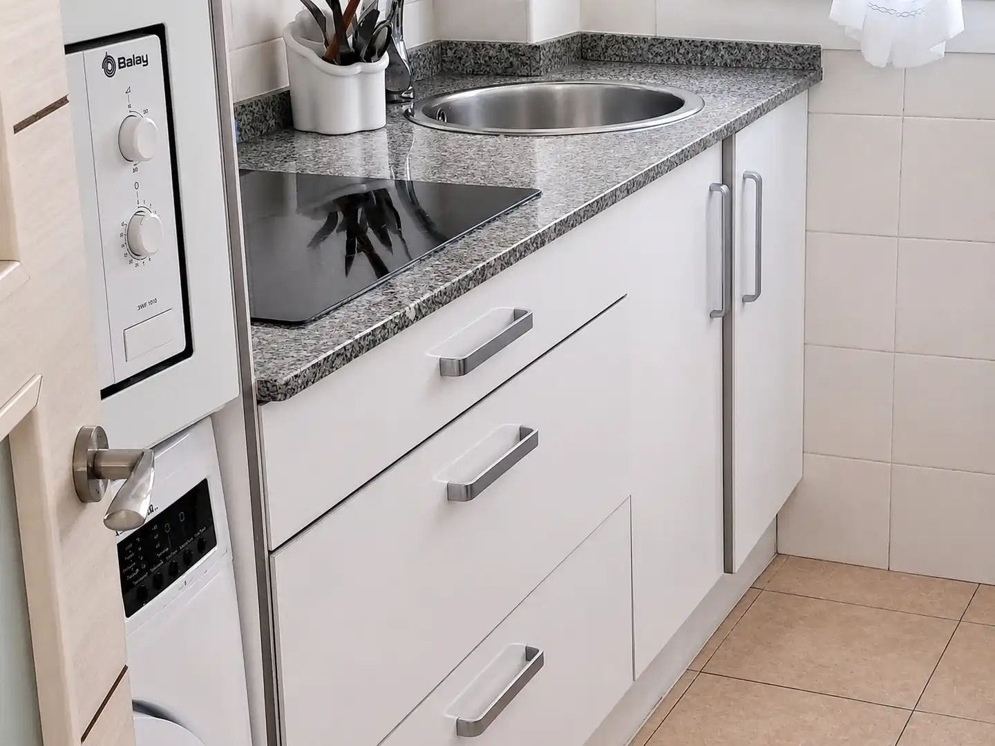 Cocina de Piso de alquiler en Santander con Calefacción, Amueblado y Horno