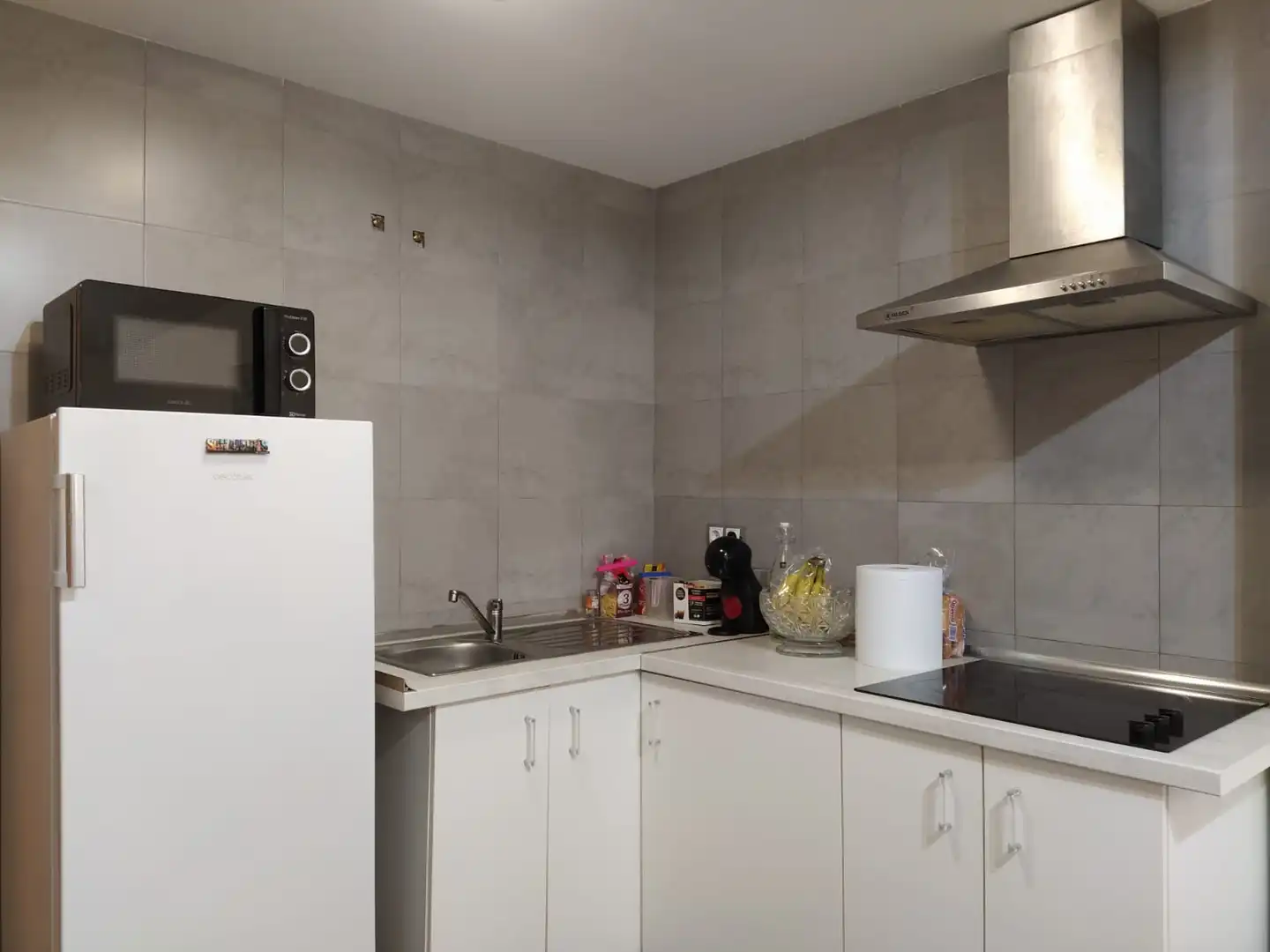 Cocina de Apartamento en venta en Cariño con Calefacción, Parquet y Amueblado