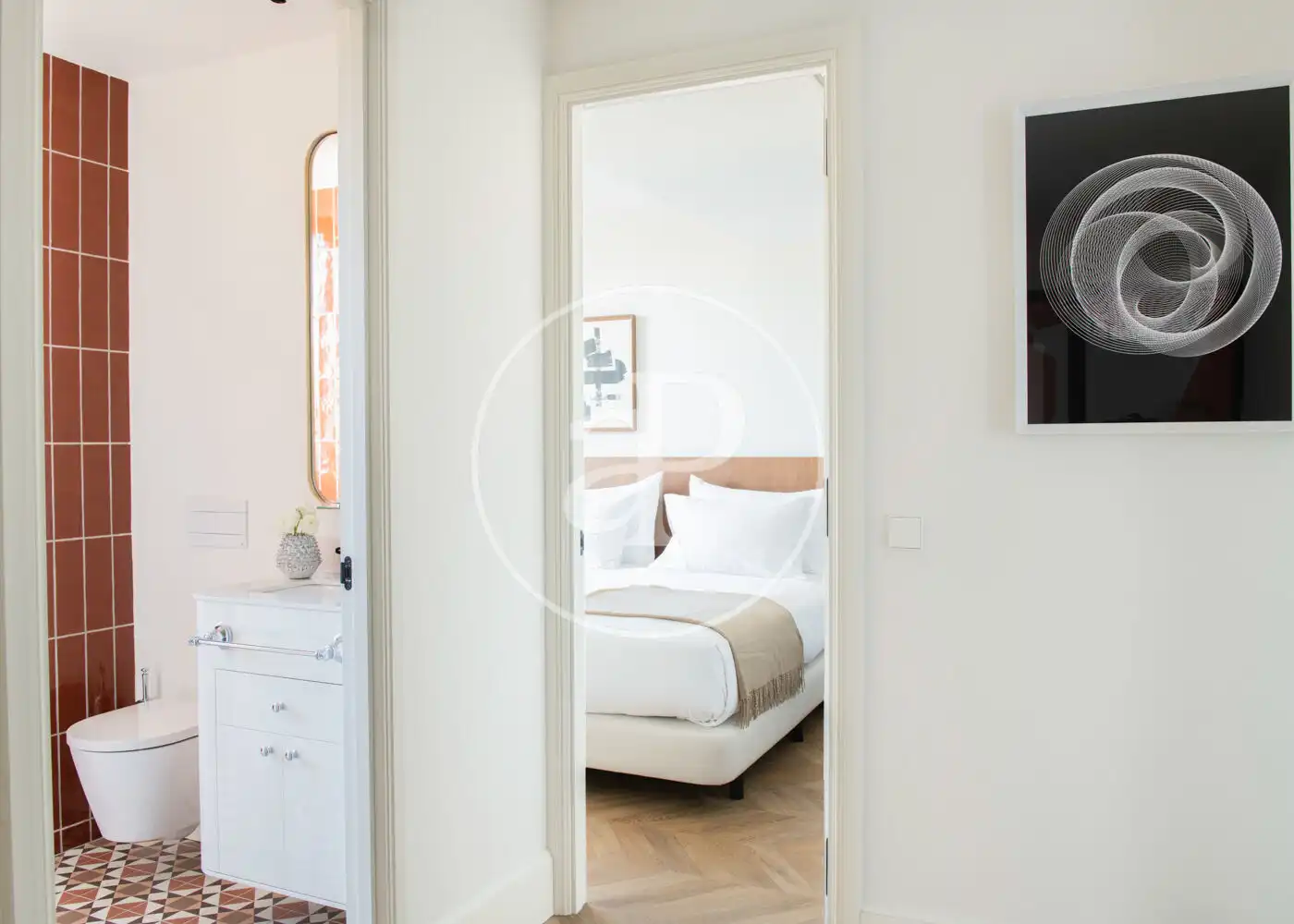 Bedroom of Houses for rent in Barcelona  with Air Conditioner, Heating and Terrace