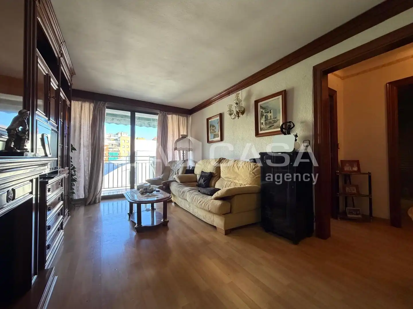 Sala de estar de Piso en venta en Santa Coloma de Gramenet con Balcón