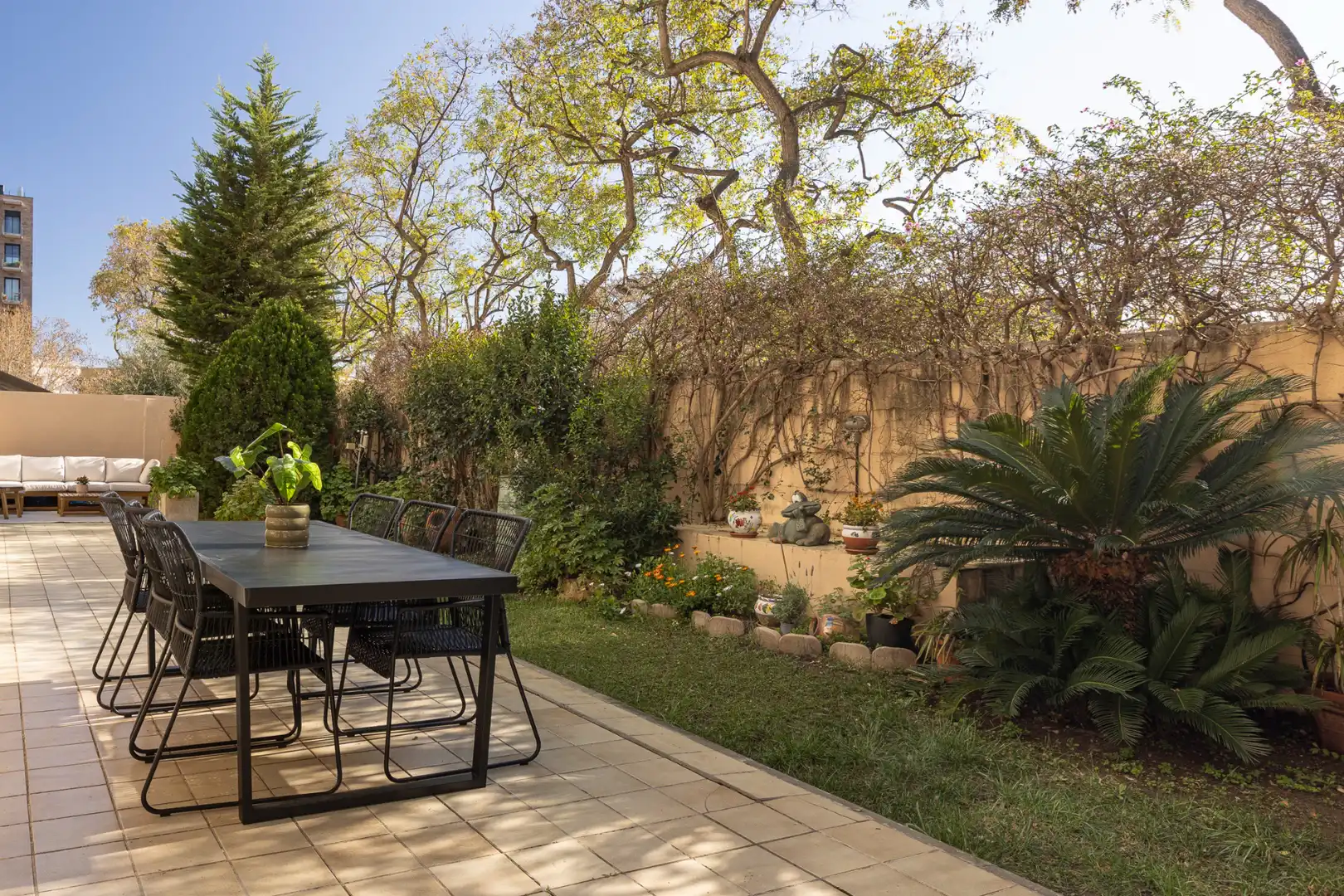 Terrace of Flat for sale in Badalona  with Air Conditioner, Heating and Private garden