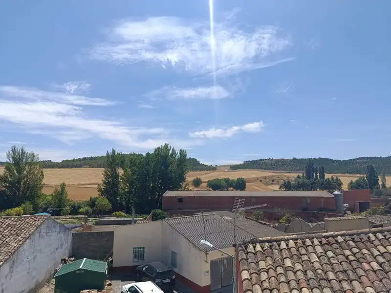 Vista exterior de Casa o xalet en venda en San Cebrián de Mazote amb Terrassa