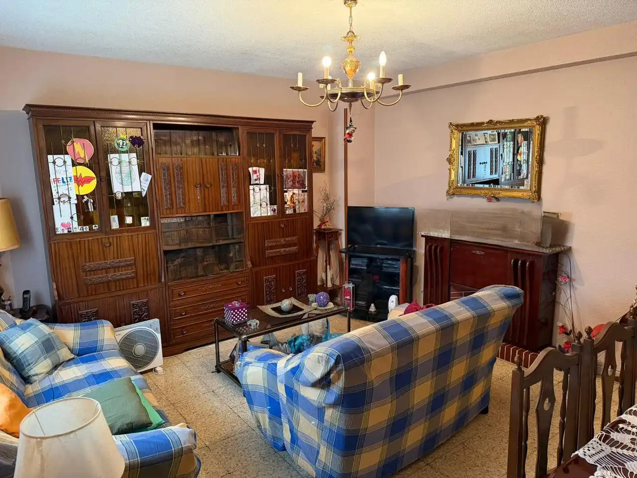 Wohnzimmer von Wohnung zum Verkauf in Villarejo de Salvanés mit Heizung und Terrasse