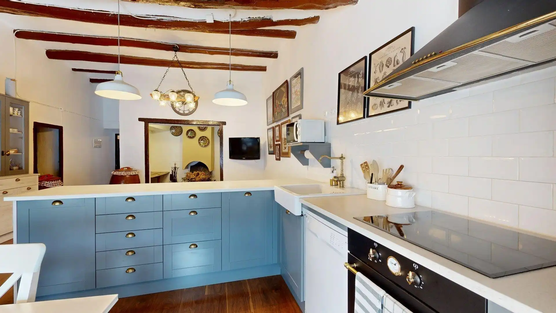 Cocina de Casa o chalet en venta en Magallón con Jardín privado, Terraza y Amueblado